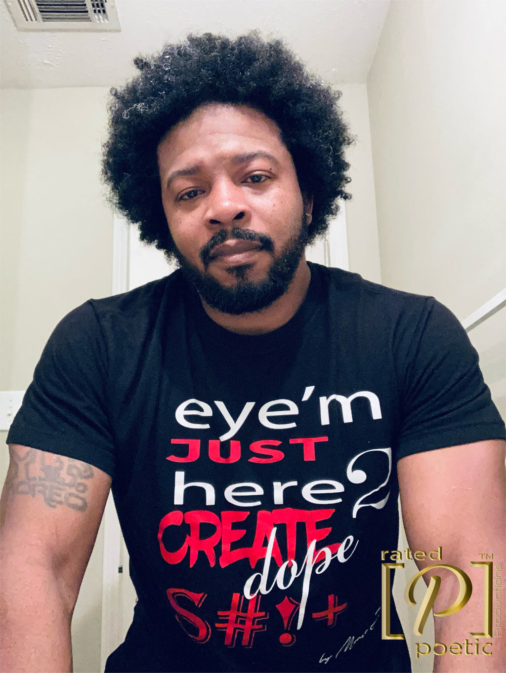 "Eye'm Just Here 2 Create Dope S#!+" classic tee